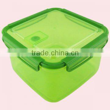Silicone Edge Square Plastic Container With Lid photo-2