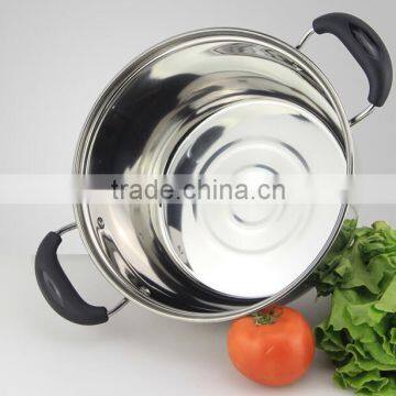 26cm Stainless Steel Soup Pot Kitchen Cooking Pot Stockpot for Gas and Induction Cooker photo-6
