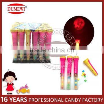 New Item Flashlight Shape Candy Toy Lighting Candy