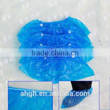 PE Shoe Disposable Shoe Cover,Disposable PE Water Proof Shoe Cover,Green/Blue Disposable PE Shoe Cover photo-5