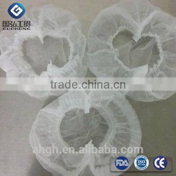 Single Double Elastic Polypropylene Catering Disposable Round Non Woven Cap photo-2