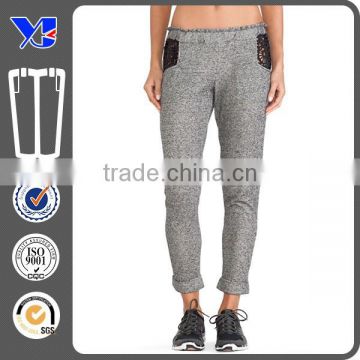 Laser hollow stitching leisure fashion sport pants