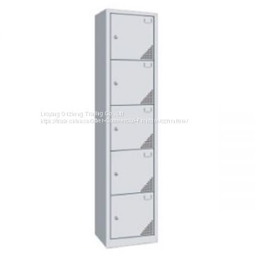 KD Steel employee loceker/Luggage Locker/5 door metal Locker Cabinet