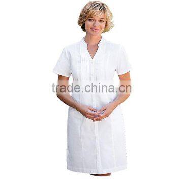 Facotry Custom Hospital Female Design Nurse White Uniform photo-6