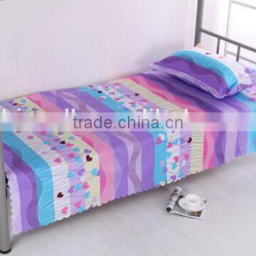 School Students Factory Dormitory Bed Linen/ Bed Sheets photo-3