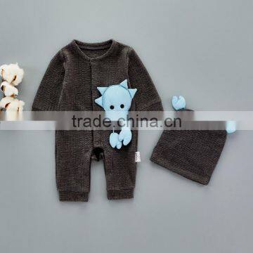 Whole Sale Boutique Romper Crab Pattern Newborn Baby Clothes Sets photo-4