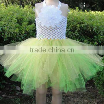 6" CROCHET TOP TUTUS WITH FLOWER NEW TOP DRESS photo-5