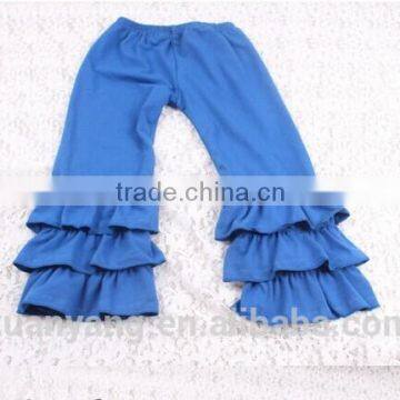 wholesale plus size fashion design loose women cotton knit ruffle pants