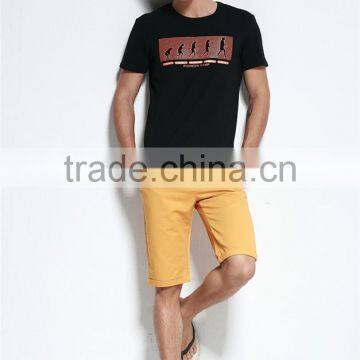 2016 new fashion summer style mens shorts100%cotton casual shorts men gym surf beach shorts men