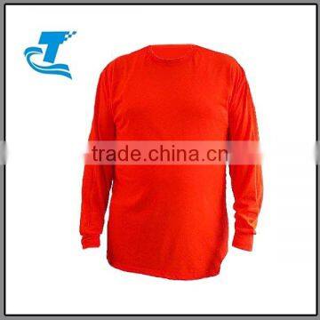 Pockets Long Sleeve T-Shirt High Visibility Shirt/Safety Clothing