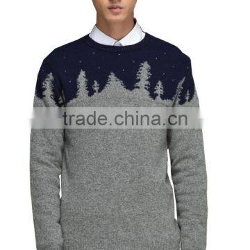 Fashionable Christmas Sweater Designs for Men 100% Wool Sweaters Custom Apparel photo-2