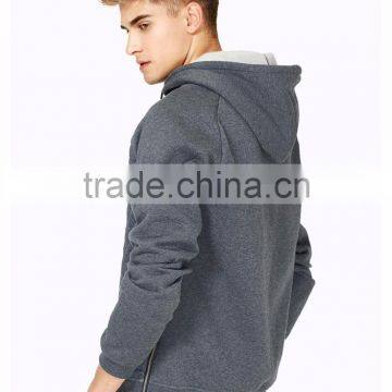 Promotion High Quality Custom Made Grey Sleeve Screen Printing T/C Fleece Xxxxl Hoodies Outdoor Sports Wear photo-4