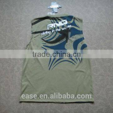 100% Coolmax, Breathable Running Men Sleeveless t Shirts/sports Singlets/running Vest photo-2