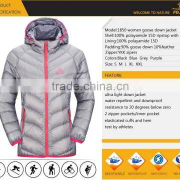 2017 New Fashion Super Warm Winter Outdoor Jacket Women Goose Down Jacket photo-4