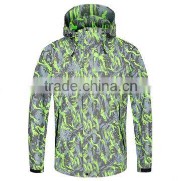 2015 Customized Windproof Army Softshell Jacket For Men