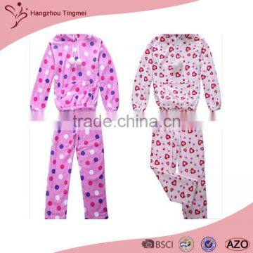 Chinese Adult Warm Fleece Pajamas photo-2