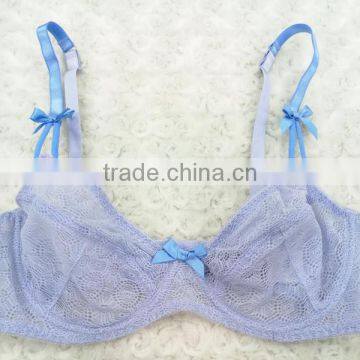 New Design Underwear Women Lovely Lace Bralette and Brief Set Fashion Lingerie photo-2