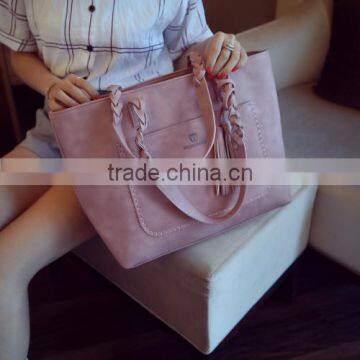 82753 PU Leather Polyester Miracle Tassel Shoulder Bag photo-2