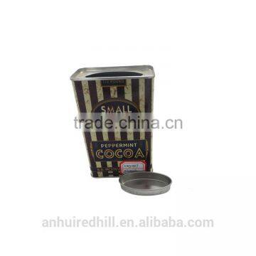 Square candy tin box, coffee tin cans,tea tin