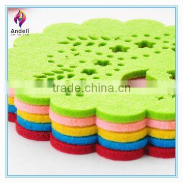 Fashionable Handmade Felt Coaster Cup Mat Holder photo-2