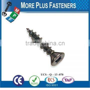 Made in Taiwan Flat Head Square Drive Robertson Wood Screw photo-5