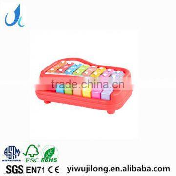 New high quality kids educational hand knock and keyboard piano toy plastic colorful