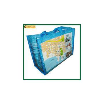 Recycled BOPP Laminated PP Woven Bag for Shopping (TP-LB007) photo-2