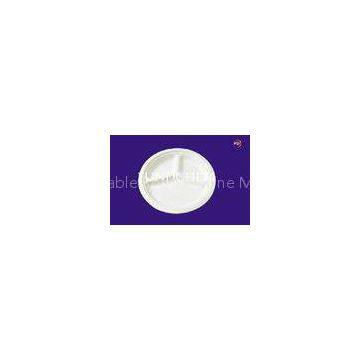 Sugarcane Disposable Plates Restaurant / Party Bio Degradable Flatware