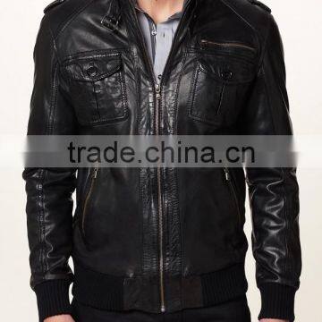 Mens Leather Good Quality Cowhide Leather Jackets