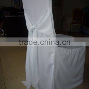 100%polyester jersey chair cover with sash wedding scuba swag chair cover with belt