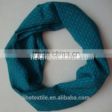 100% polyester scarf with customer logo