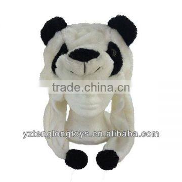 Hot sale funny animal kids hat plush animal panda hats