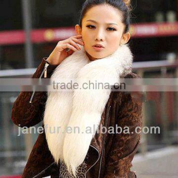 Real Fox tail Fur Winter Warm Scarf in 2017