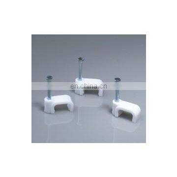 Flat Cable Clips, cable holder clip, flat nail clips F-2.5,F-4,F-5.F-6,F-8,F-10,F-12