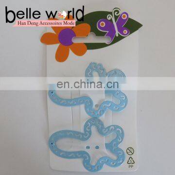 Yiwu hot sale high quality beautiful hair clips cute metal BB hairpins for girls