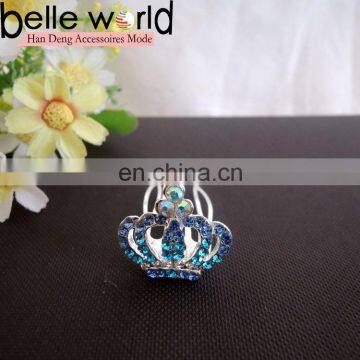 Wedding Mini Tiara Rhinestone Hair Comb Clip