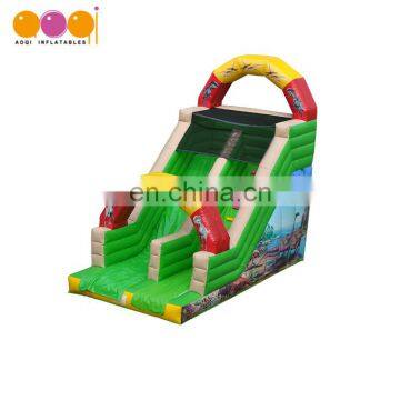 toys for kids playground dinosaur inflatable slide with the painting