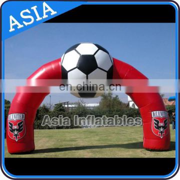 Commercial Inflatable Football Arch , Football Theme Inflatable Arch , Outdoor Decorative Arch