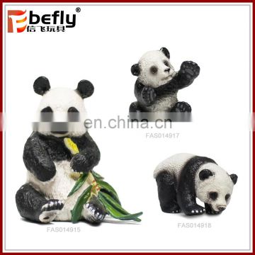 2017 newest zoo animal plastic panda toy