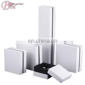 Paris Rice White Square Mini Jewelry Box with Mirror