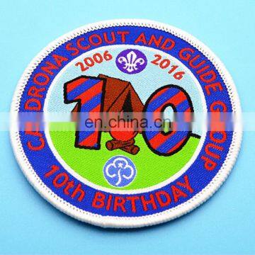 customized suit size shape school uniform woven badges