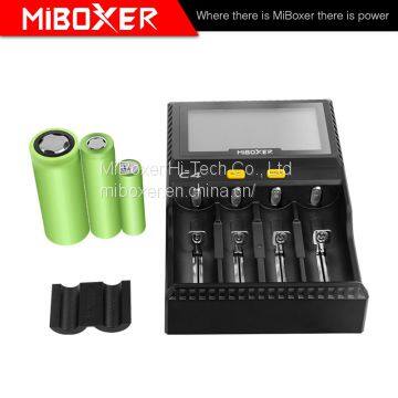 Miboxer C4 18650 Charger 4 Bays Charger for Ni-MH/Ni-Cd AAA/AA/C 26650 (100-800mAh)*4