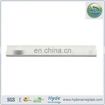 Embossed Sandblast Anodize Aluminum Nameplate photo-5