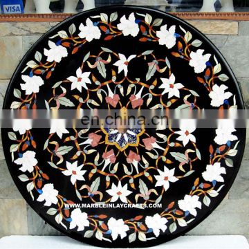 Mother Of Pearl Inlay Table Top Stone Inlay Art Work