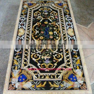 Inlay Marble Pietra Dura Rectangular Table Top