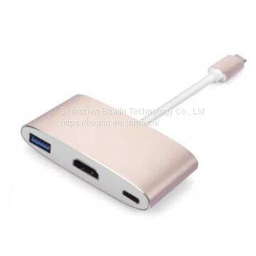 BL-U626 TYPE-C TO USB3.0+HDMI+TYPE-C HUB 3 in 1 photo-2