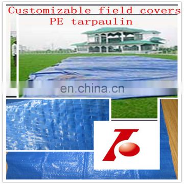 made-to-order woven fabric pe tarpaulin for covering football field