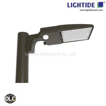 DLC Qualified Dusk to Dawn LED Parking Lot Light Fixtures 300W Lumileds with 5 yrs warranty