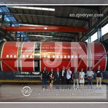 Sludge Rotary Harrow Rolling Triple Level Mutli-loop Drum Dryer