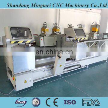 67.5 angle cuting two heads high precision aluminum window door cutting machinery